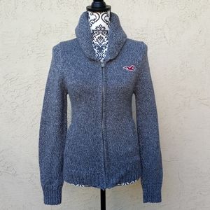 Hollister zip up sweater
